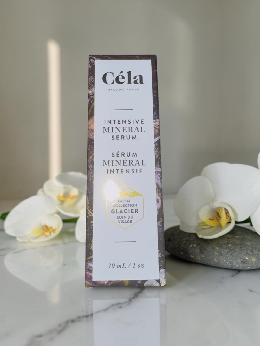 Céla Intensive Mineral Serum — White & Gold Bottle